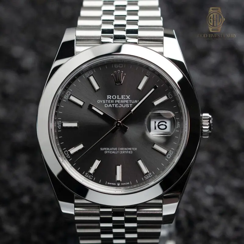 Rolex Datejust 41mm Rhodium Dial Jubilee Bracelet Ref.126300