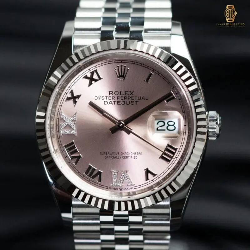 2025 Rolex Datejust 36mm Pink Diamond Dial Jubilee Bracelet Ref.126234