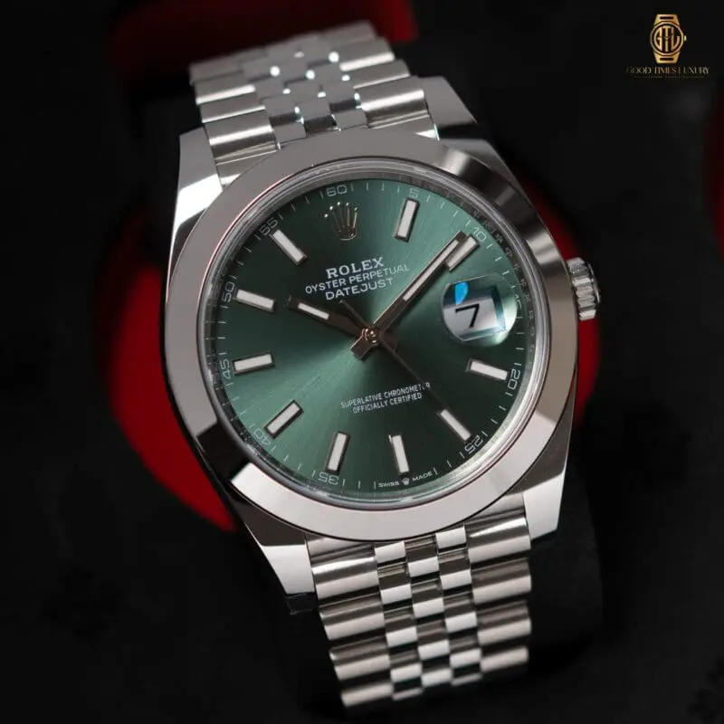 2025 Rolex Datejust 41mm Green Dial Jubilee Bracelet Ref.126300