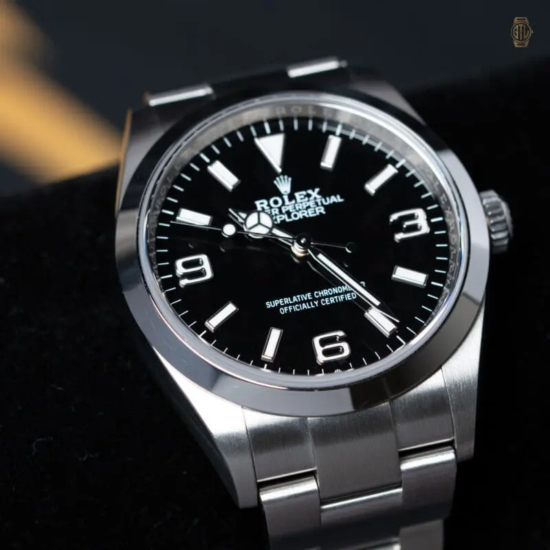 Rolex Explorer luxury watch – a key model for buyers looking to make a smart Rolex purchase before expected 2026 price increases.