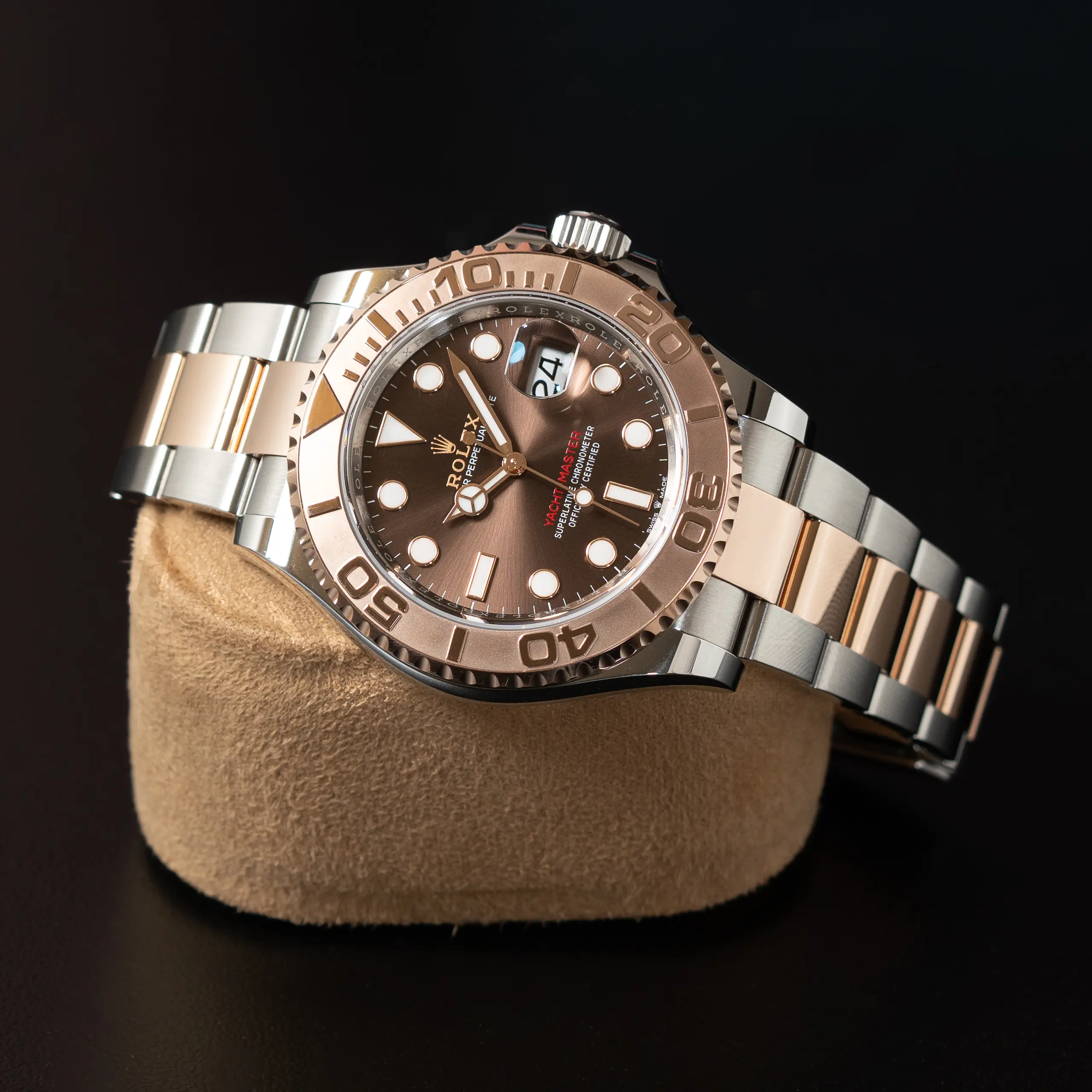 2024 Rolex Yacht-Master 40mm Ref. 126621 in Everose Rolesor on Oyster bracelet, pre-owned
