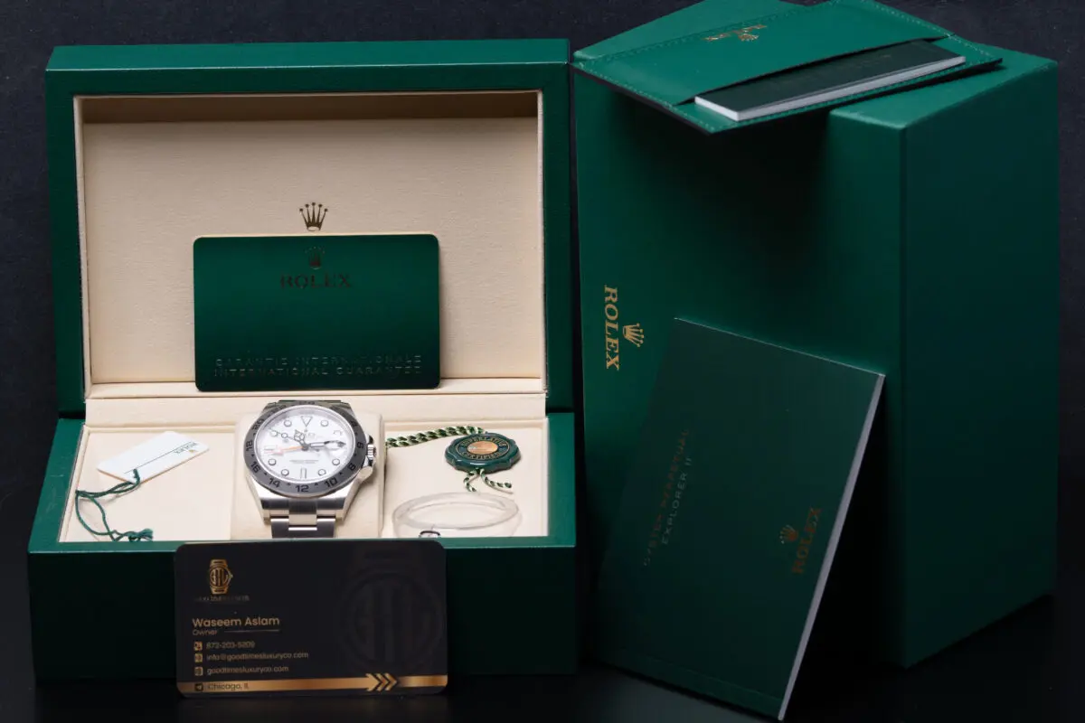 Rolex Explorer II full set with original box and papers