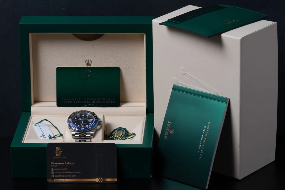 Rolex GMT-Master II “Batgirl” full set with box and papers