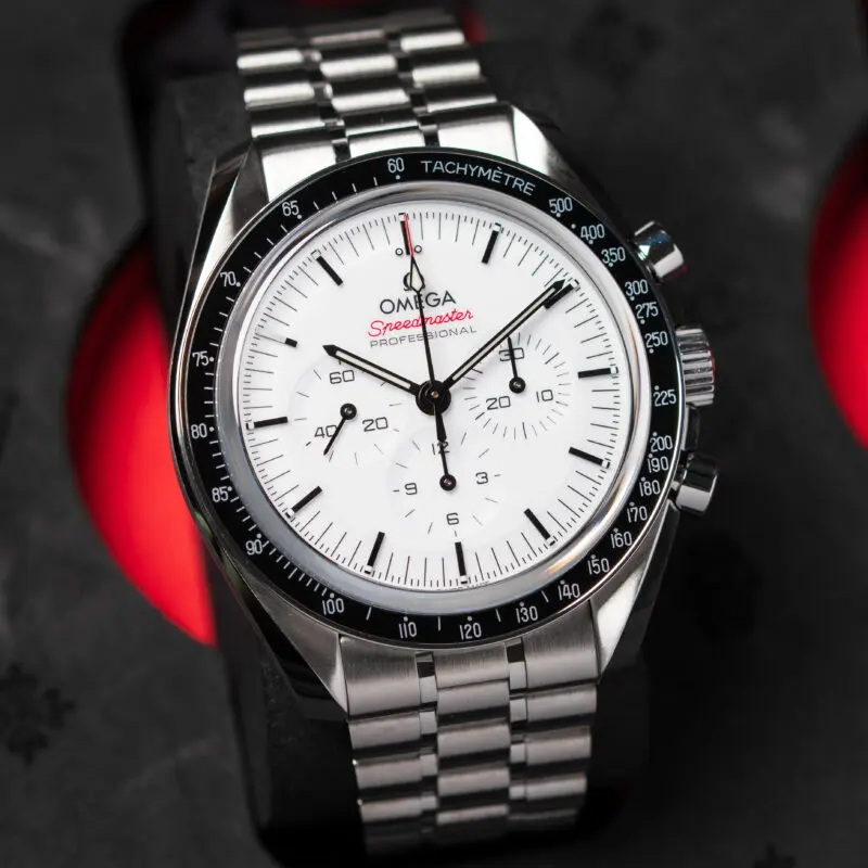 Home 1 2024 Omega Speedmaster Professional White Dial
