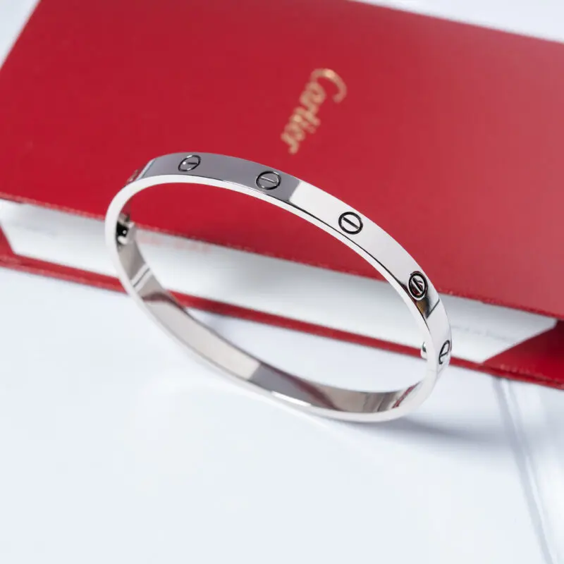 Cartier Love Bracelet Classic White Gold 19cm