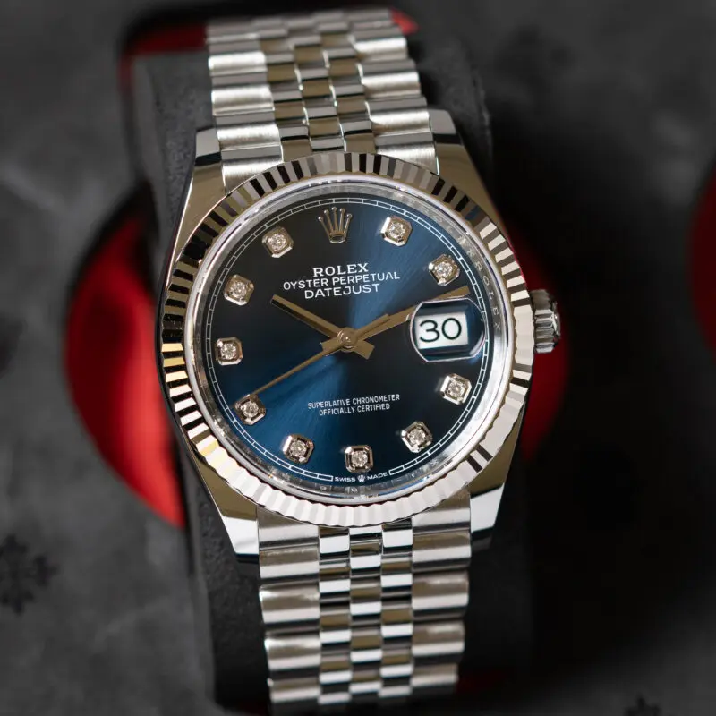 2026 Rolex Datejust 36mm Blue Diamond Dial Jubilee Bracelet