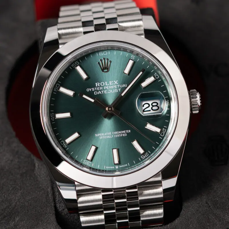 Rolex Datejust 41mm Green Dial Jubilee Reference 126300