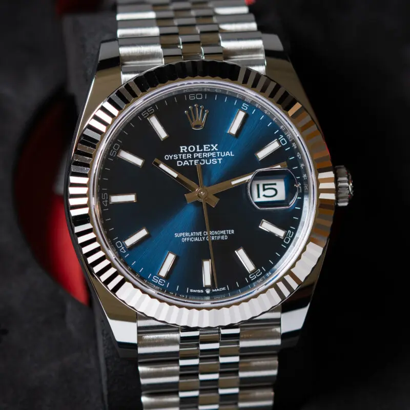 2026 Rolex Datejust 41mm 18K White Gold Blue Dial Jubilee Ref. 126334