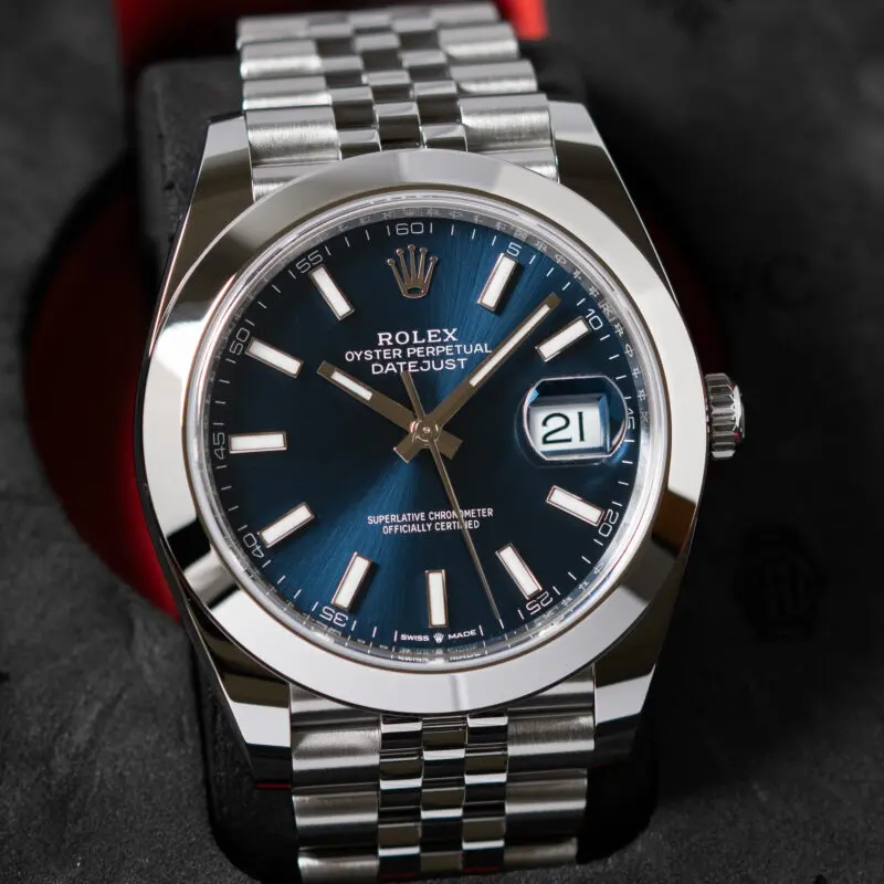 Rolex Datejust 41mm Blue Dial Jubilee Reference 126300
