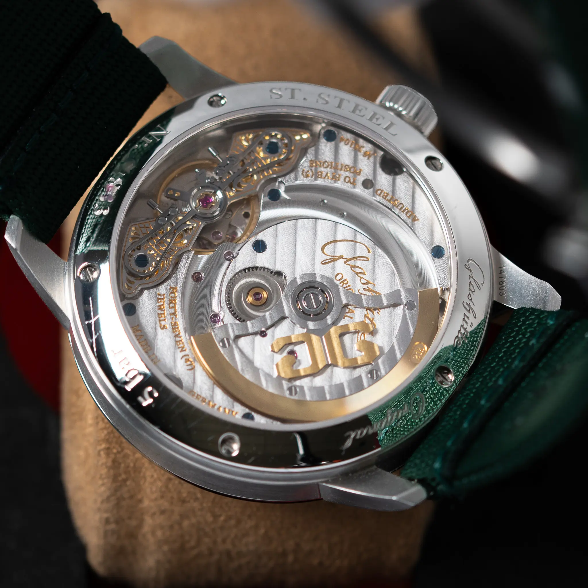 2021 Glashutte Panomatic Lunar Green Dial, Ref. 1–90–02–13–32-62 5 2021 Glashutte Panomatic Lunar Green Dial, Ref. 1–90–02–13–32-62 - Image 5