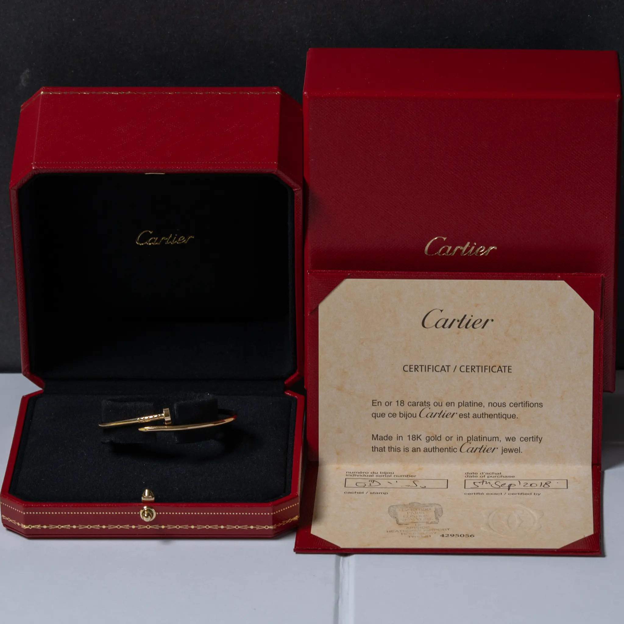 2018 Cartier Juste Un Clou Yellow Gold Small Model Size 15cm 7 2018 Cartier Juste Un Clou Yellow Gold Small Model Size 15cm - Image 7
