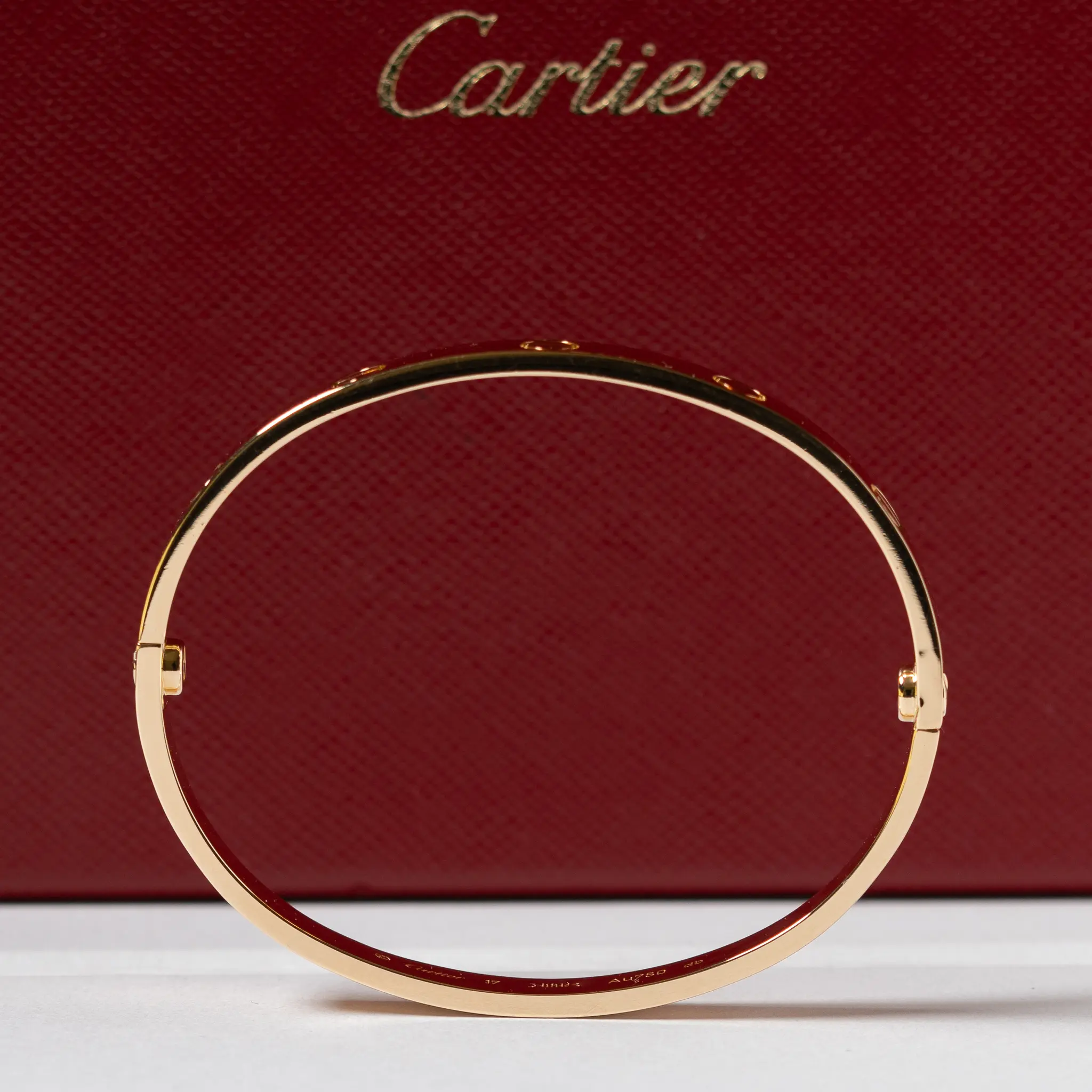 2018 Cartier Love Bracelet Classic Model Size 17cm 3 2018 Cartier Love Bracelet Classic Model Size 17cm - Image 3