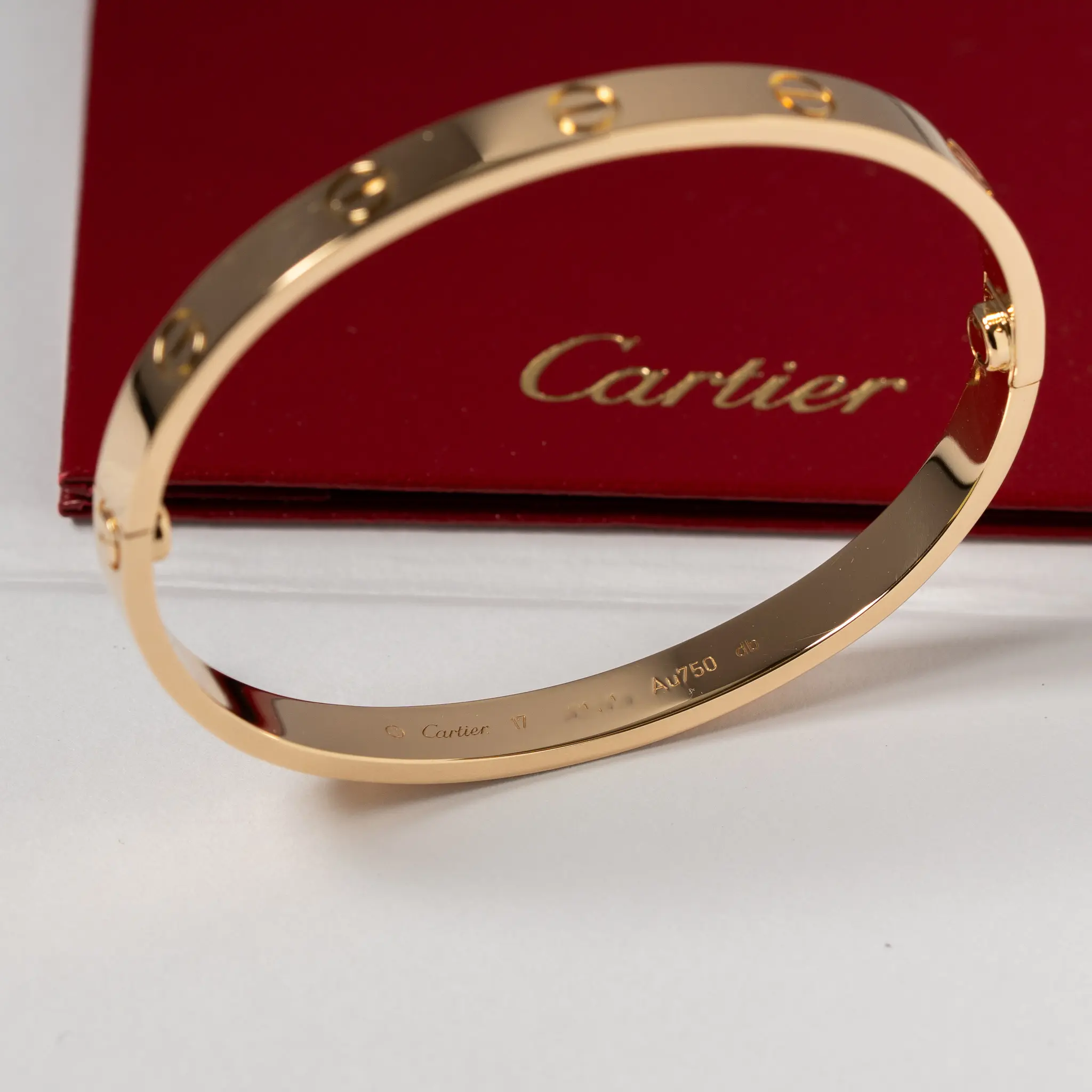 2018 Cartier Love Bracelet Classic Model Size 17cm 5 2018 Cartier Love Bracelet Classic Model Size 17cm - Image 5