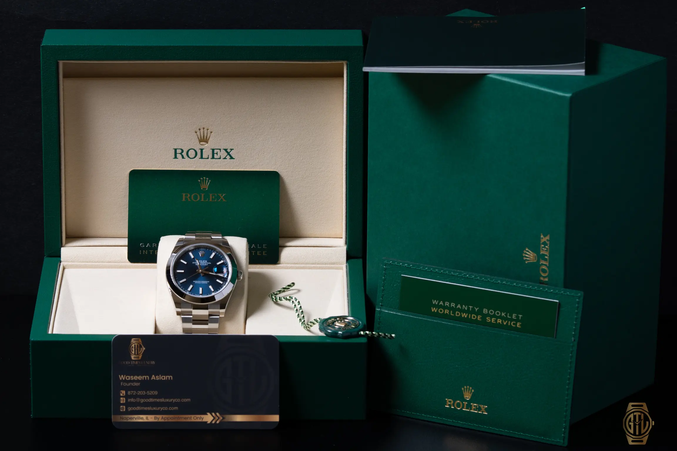 2026 Rolex Datejust 41mm Blue Dial Oyster Bracelet Reference 126300 10 2026 Rolex Datejust 41mm Blue Dial Oyster Bracelet Reference 126300 - Image 10