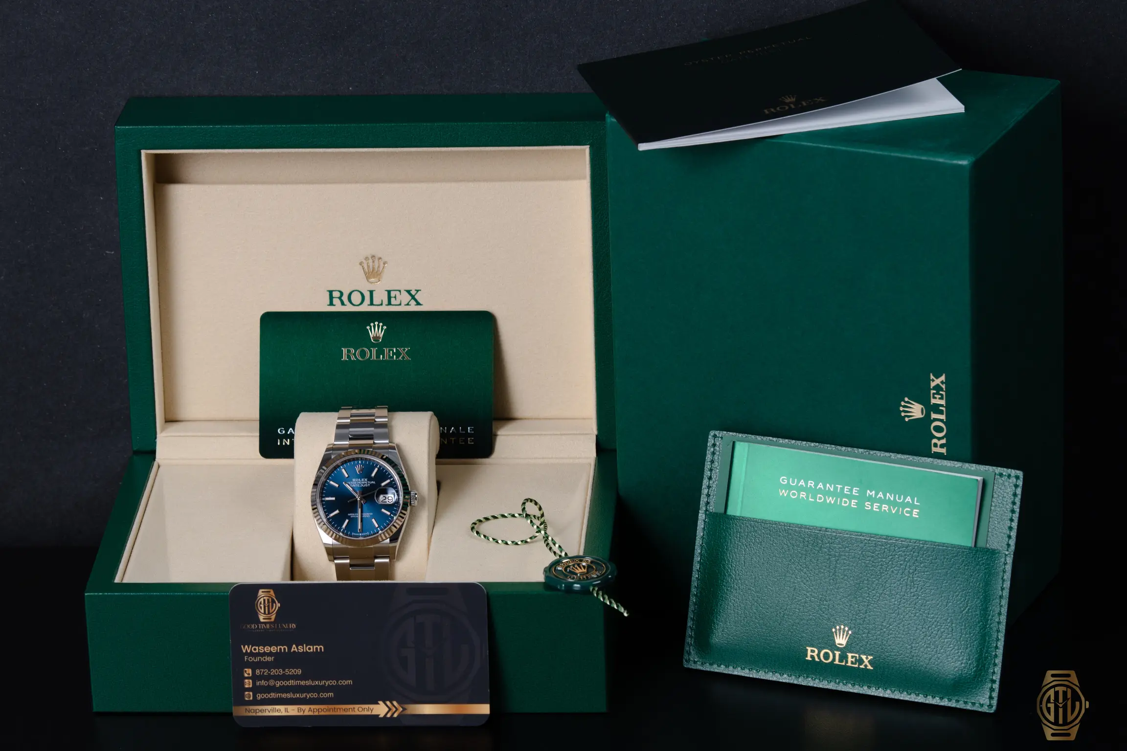 2026 Rolex Datejust 36mm Blue Dial Fluted Bezel Reference 126234 11 2026 Rolex Datejust 36mm Blue Dial Fluted Bezel Reference 126234 - Image 11