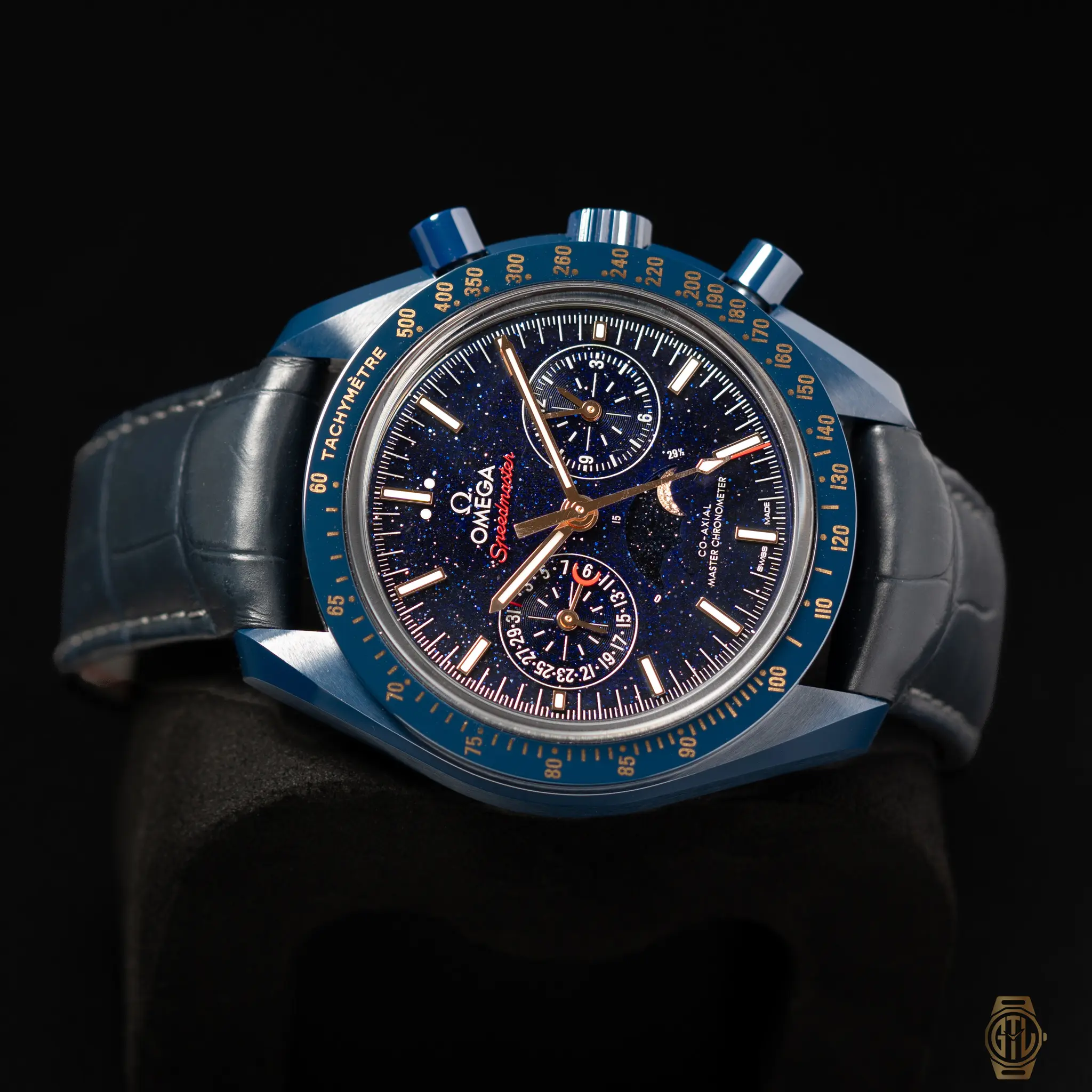 2022 Omega SpeedMaster Moon Watch Aventurine Reference 30493445203002 4 2022 Omega SpeedMaster Moon Watch Aventurine Reference 30493445203002 - Image 4