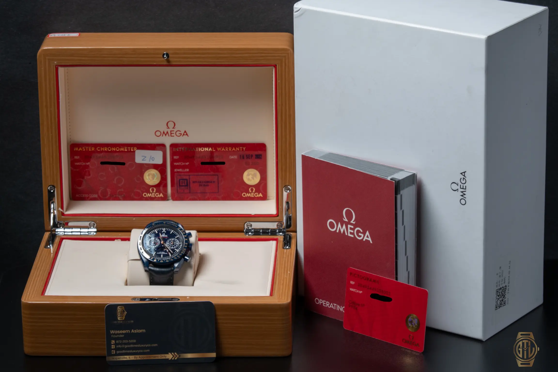 2022 Omega SpeedMaster Moon Watch Aventurine Reference 30493445203002 11 2022 Omega SpeedMaster Moon Watch Aventurine Reference 30493445203002 - Image 11