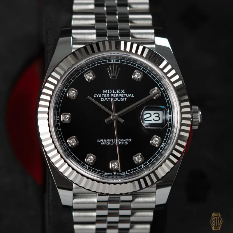 Home 1 2026 Rolex Datejust 41mm Black Diamond Reference 126334