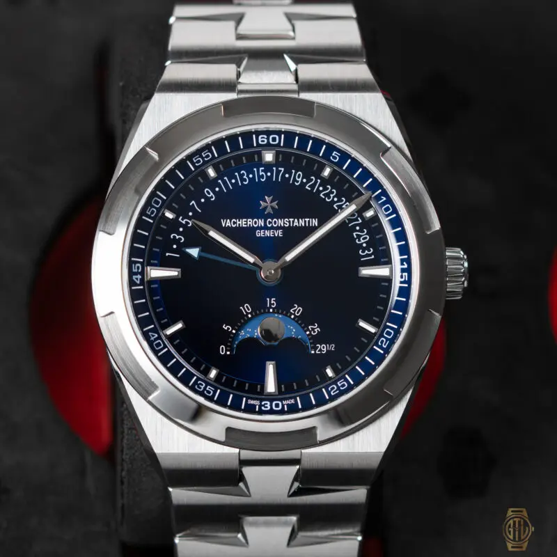 Home 2 2026 Vacheron Constantin Overseas Moon Phase Retrograde Date Ref. 4000V