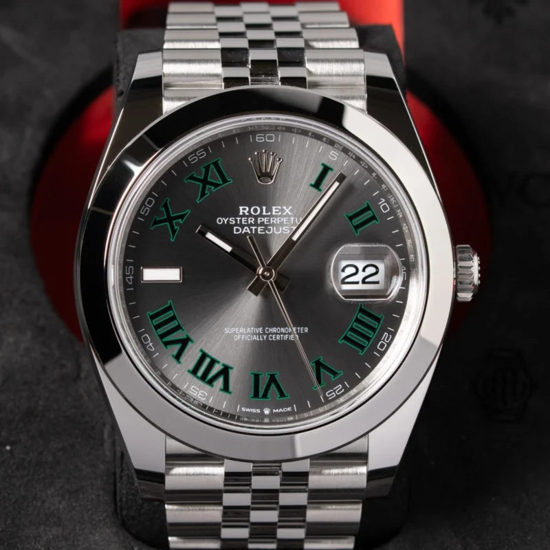 2026 Rolex Datejust 41mm Wimbledon Dial Jubilee Bracelet Ref. 126300