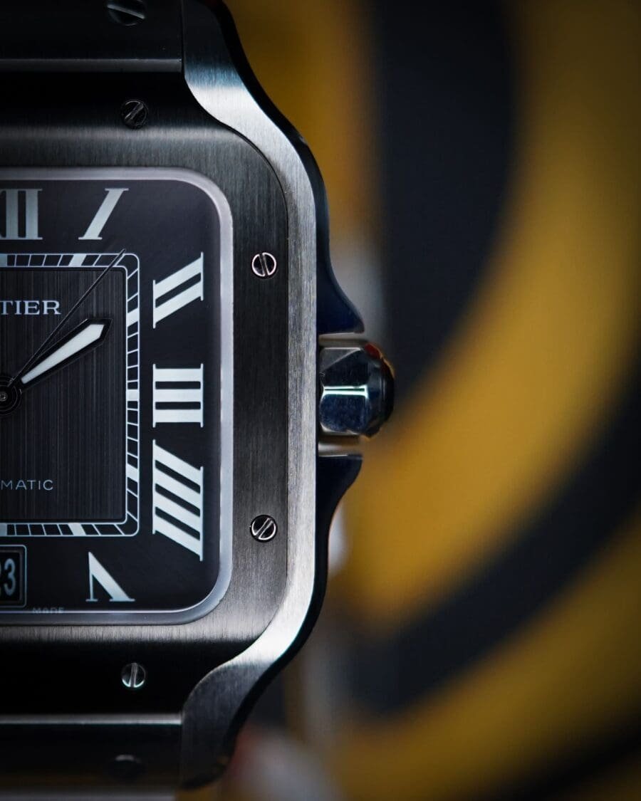 2025 Cartier Santos Large ADLC Bezel WSSA0037, photo 3 of 4