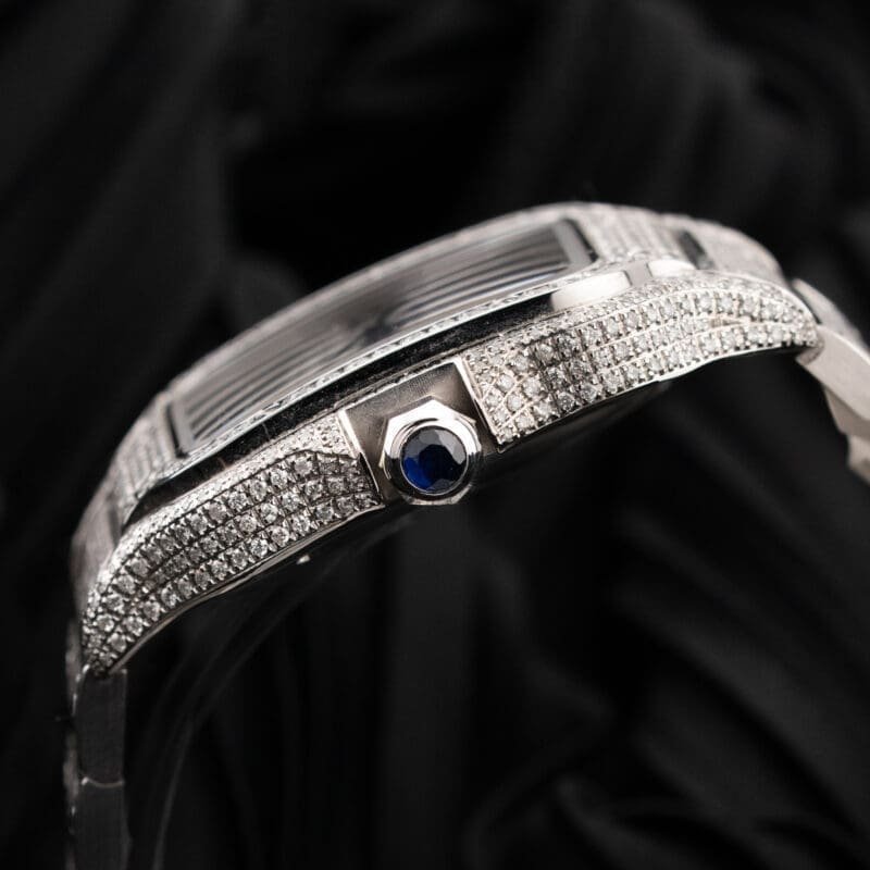Cartier Santos Large Natural Diamonds WSSA0018, photo 10 of 11
