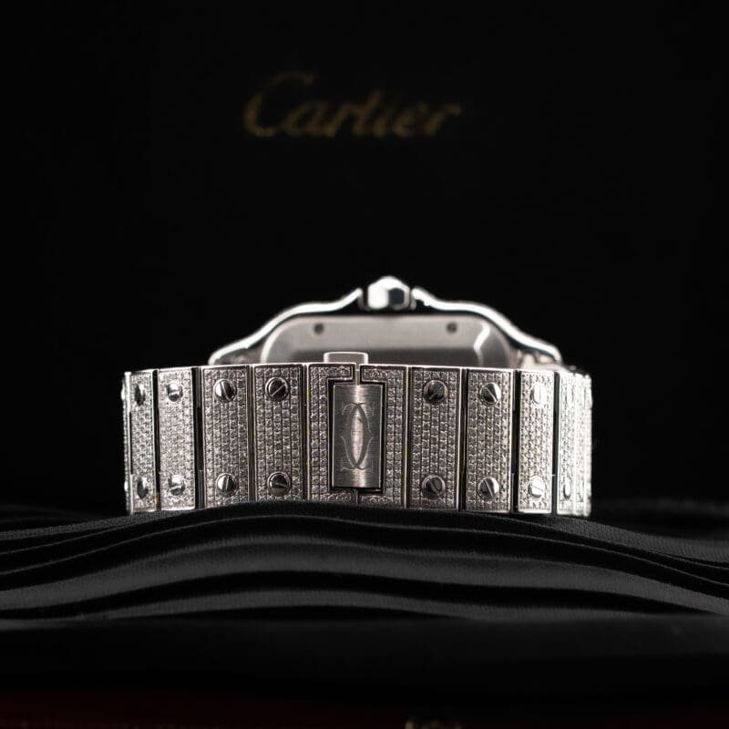 Cartier Santos Large Natural Diamonds WSSA0018, photo 8 of 11