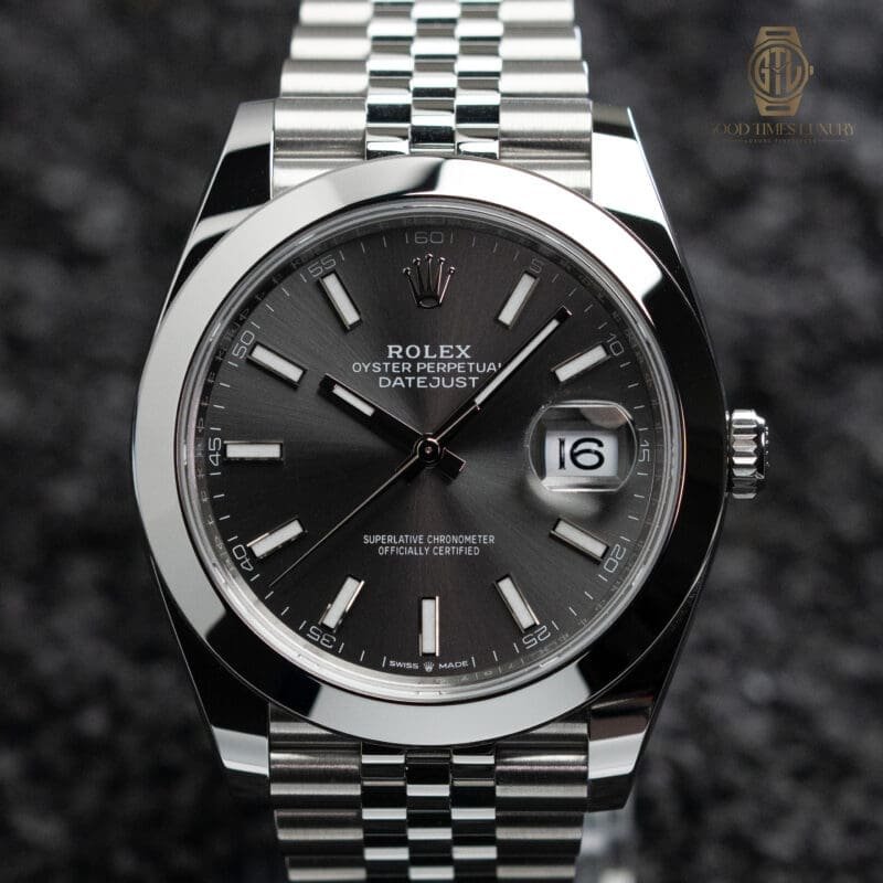 Rolex Datejust 41mm Rhodium Dial Jubilee Bracelet Ref.126300