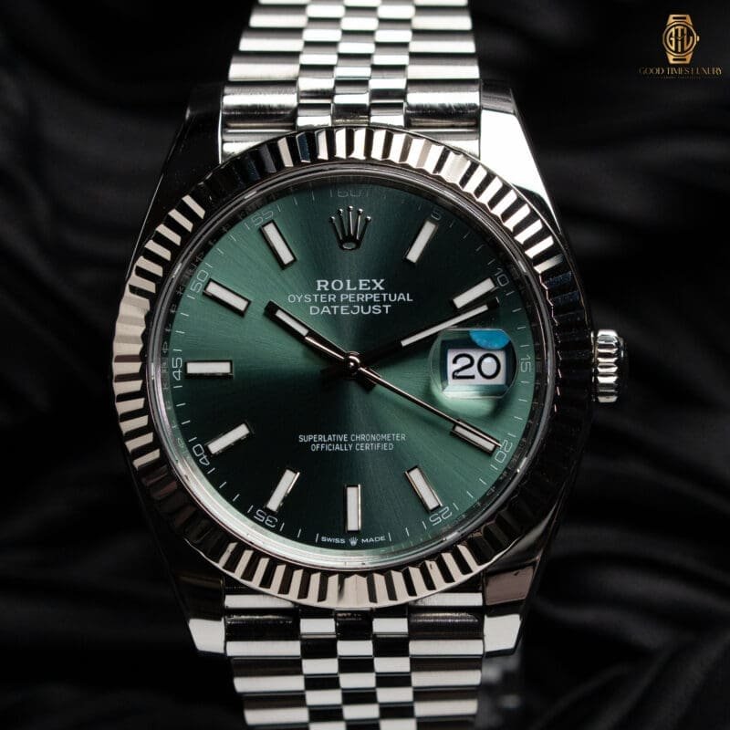 2024 Rolex Datejust 41mm Green Dial Jubilee Bracelet Ref.126334