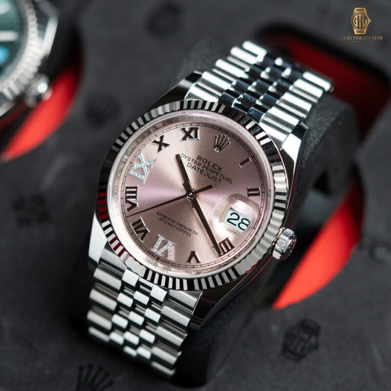 2025 Rolex Datejust 36mm Pink Diamond Dial Jubilee Bracelet Ref.126234, photo 3 of 4