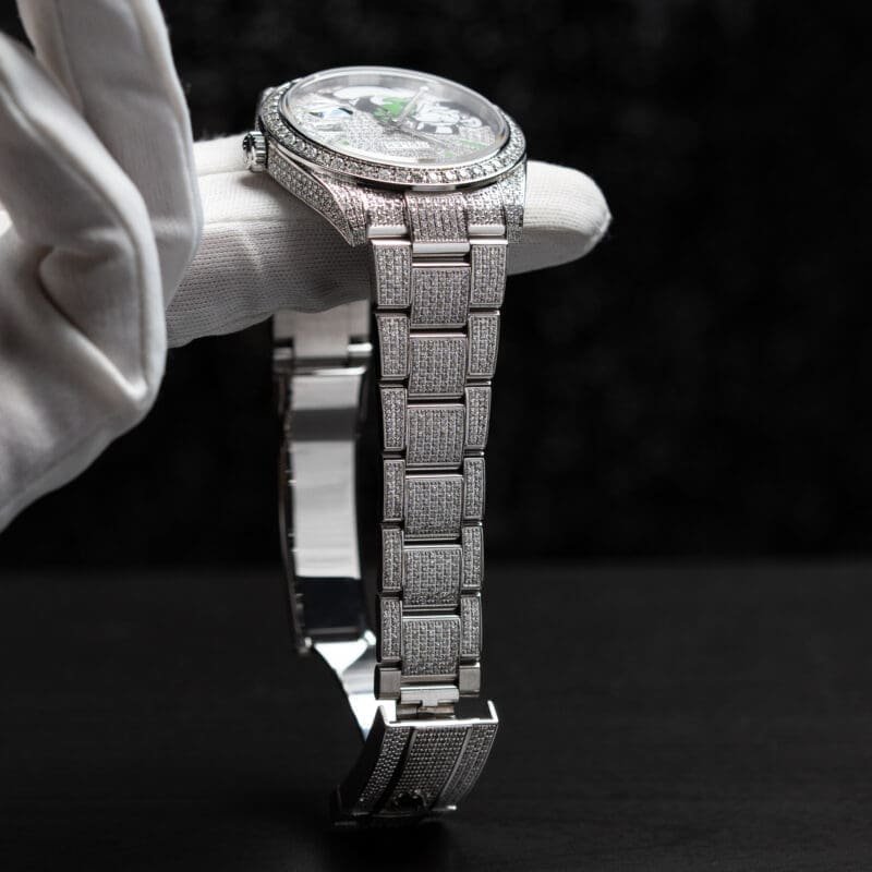 2021 Rolex Datejust 41mm Custom Diamonds Monopoly Dial Ref.126300, photo 7 of 12
