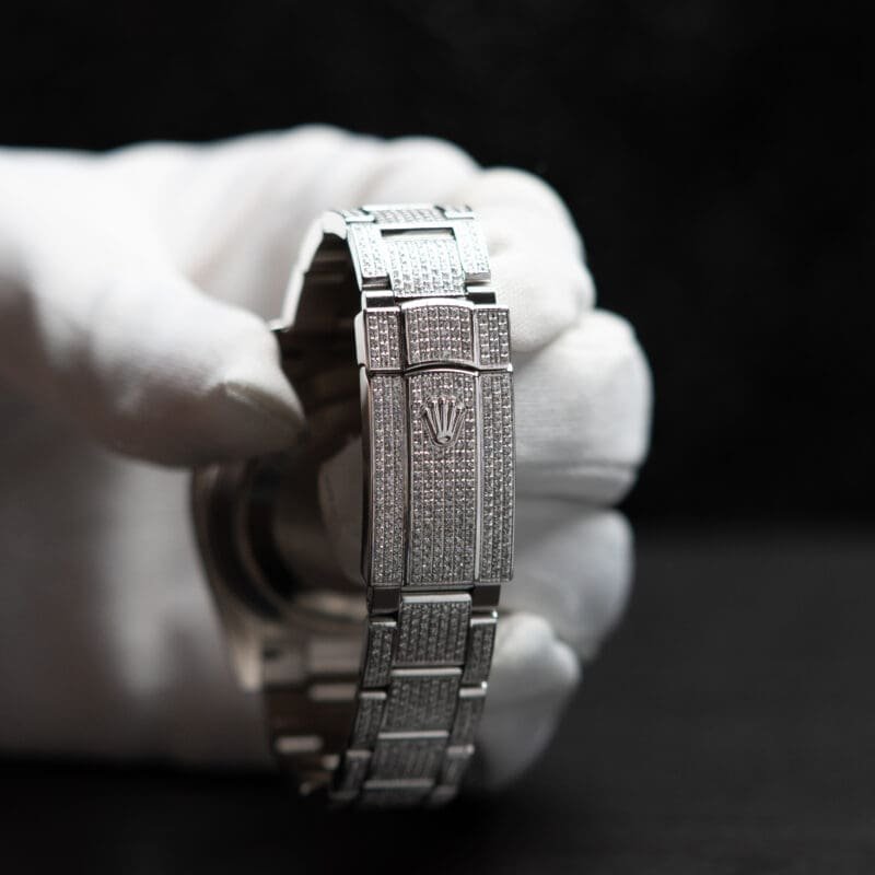 2021 Rolex Datejust 41mm Custom Diamonds Monopoly Dial Ref.126300, photo 6 of 12