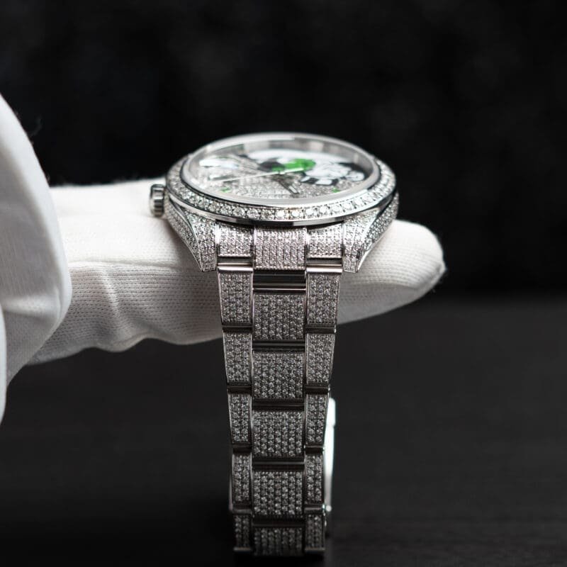 2021 Rolex Datejust 41mm Custom Diamonds Monopoly Dial Ref.126300, photo 5 of 12