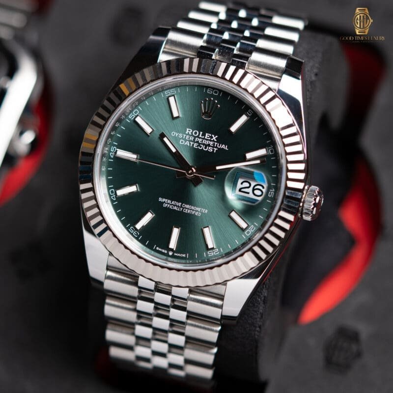 2024 Rolex Datejust 41mm Green Dial Jubilee Bracelet Ref.126334