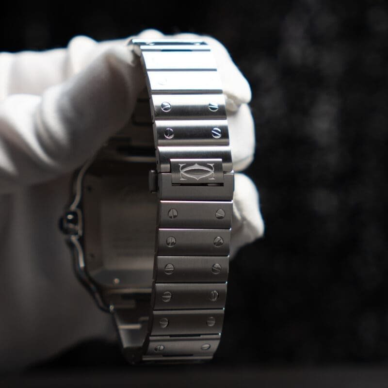 2024 Cartier Santos Large ‘Tiger Eye’ WSSA0064, photo 5 of 8
