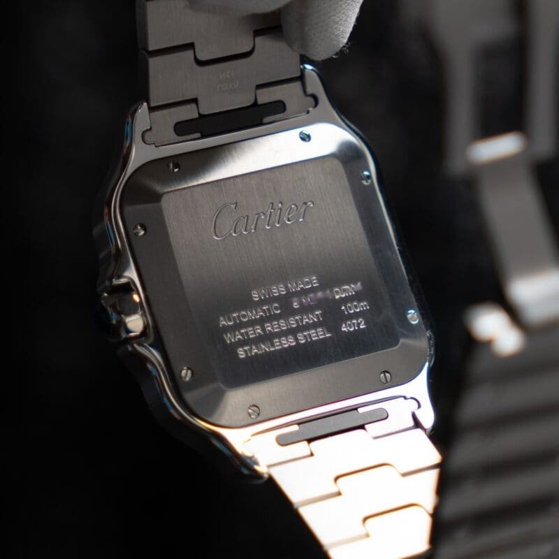 2024 Cartier Santos Large ‘Tiger Eye’ WSSA0064, photo 6 of 8