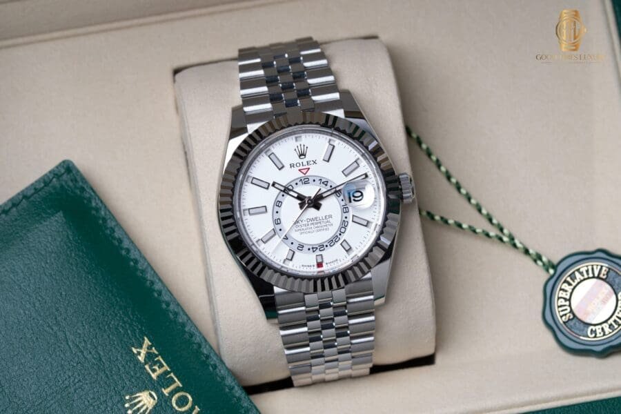 2025 Rolex Sky-Dweller White Jubilee Ref. 336934, photo 3 of 9