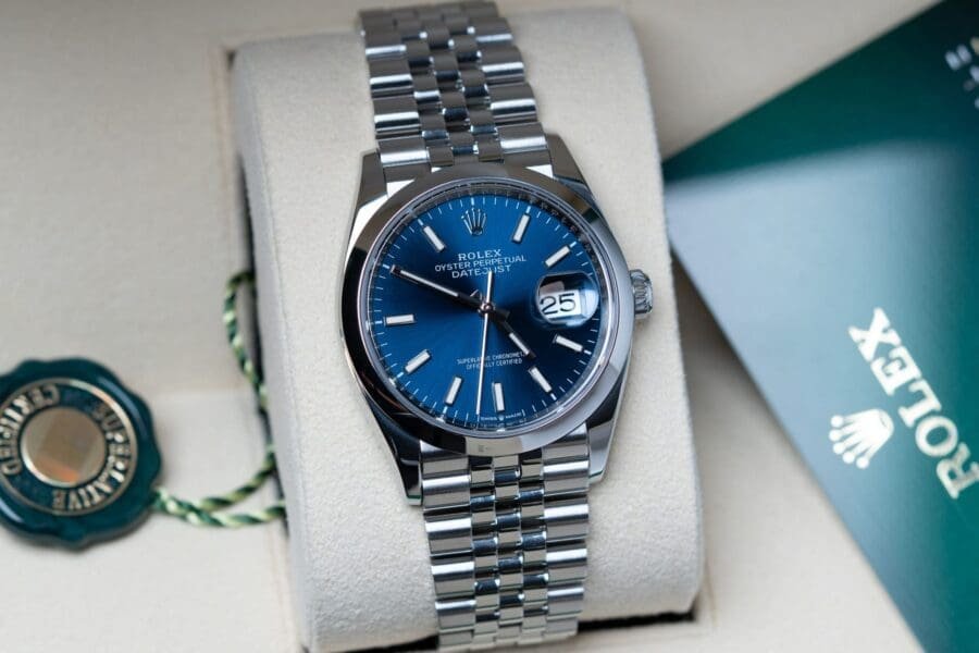 2023 Rolex Datejust 36mm Blue Dial Jubilee Ref.126200, photo 3 of 8