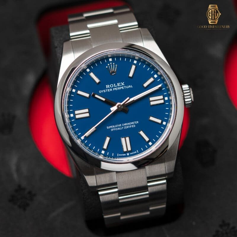 2025 Rolex Oyster Perpetual 41mm Med Blue Dial Ref.134300