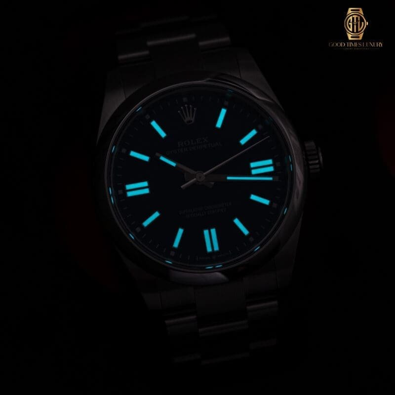 2025 Rolex Oyster Perpetual 41mm Med Blue Dial Ref.134300, photo 3 of 8
