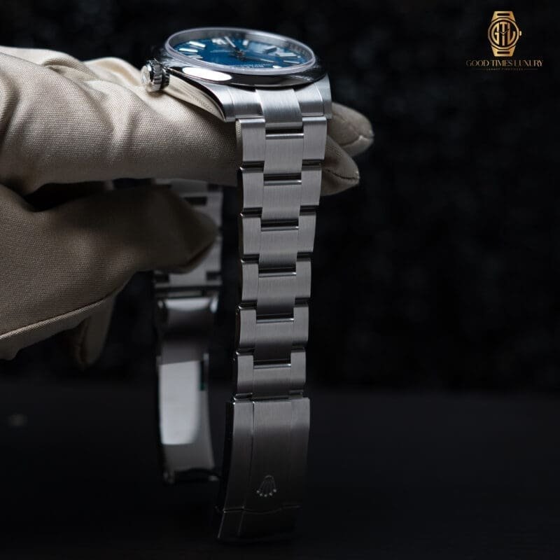 2025 Rolex Oyster Perpetual 41mm Med Blue Dial Ref.134300, photo 5 of 8
