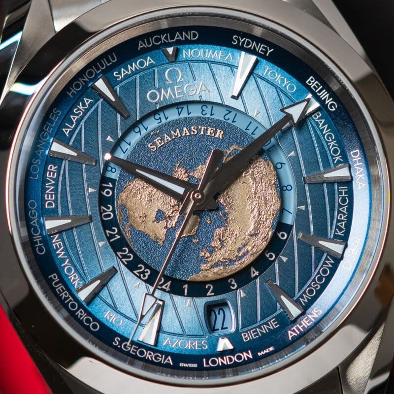 2025 Omega Seamaster Aqua Terra World Timer ‘Summer Blue’, photo 2 of 9
