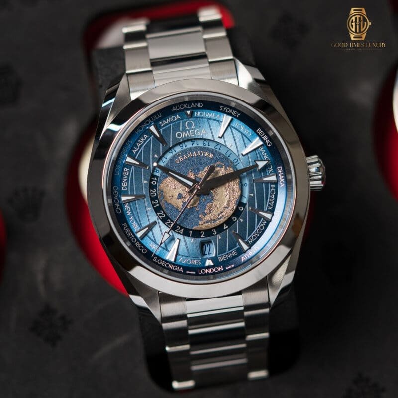 2025 Omega Seamaster Aqua Terra World Timer ‘Summer Blue’