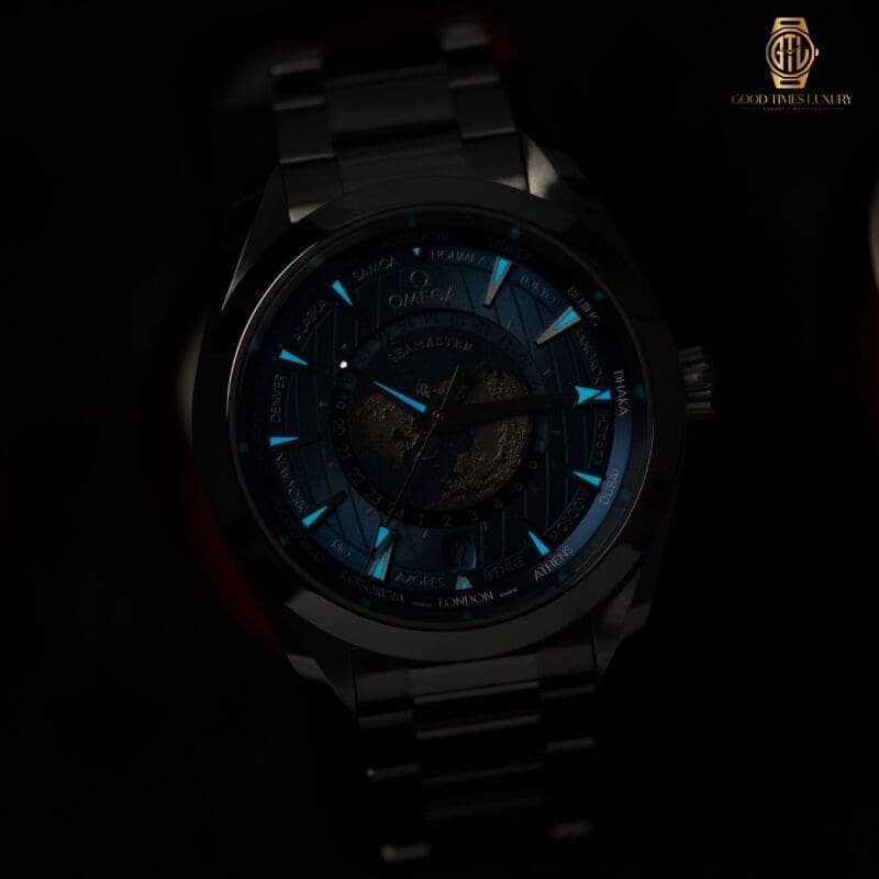 2025 Omega Seamaster Aqua Terra World Timer ‘Summer Blue’, photo 3 of 9
