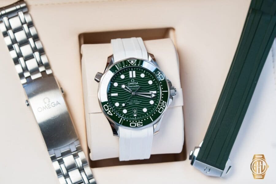 2023 Omega Seamaster Professional 300m Green + Additional Strap, photo 5 of 14