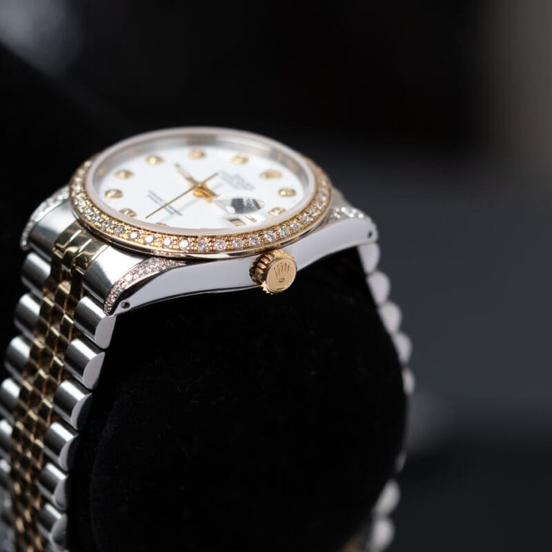 Rolex Datejust 36mm Two-Tone Custom Diamonds Ref. 16233, photo 4 of 7