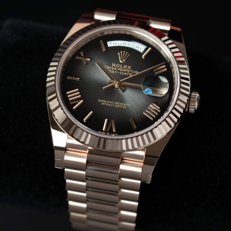 2025 Rolex Day-Date 40mm Slate Ombre Dial Ref.228235, photo 2 of 4
