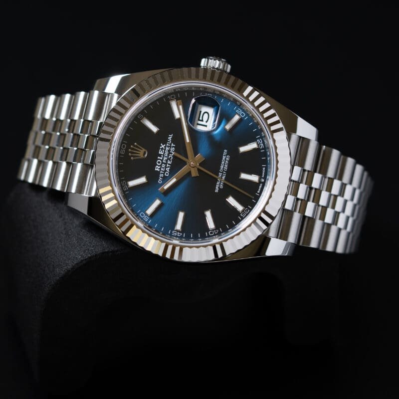 2026 Rolex Datejust 41mm 18K White Gold Blue Dial Jubilee Ref. 126334, photo 3 of 10