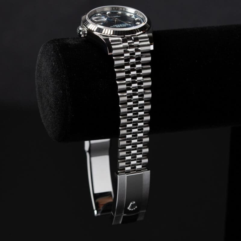 2026 Rolex Datejust 36mm Blue Diamond Dial Jubilee Bracelet, photo 7 of 8