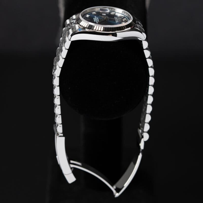 2026 Rolex Datejust 36mm Blue Diamond Dial Jubilee Bracelet, photo 5 of 8